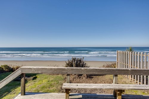 Sit and enjoy the sights and sounds of the beach.
