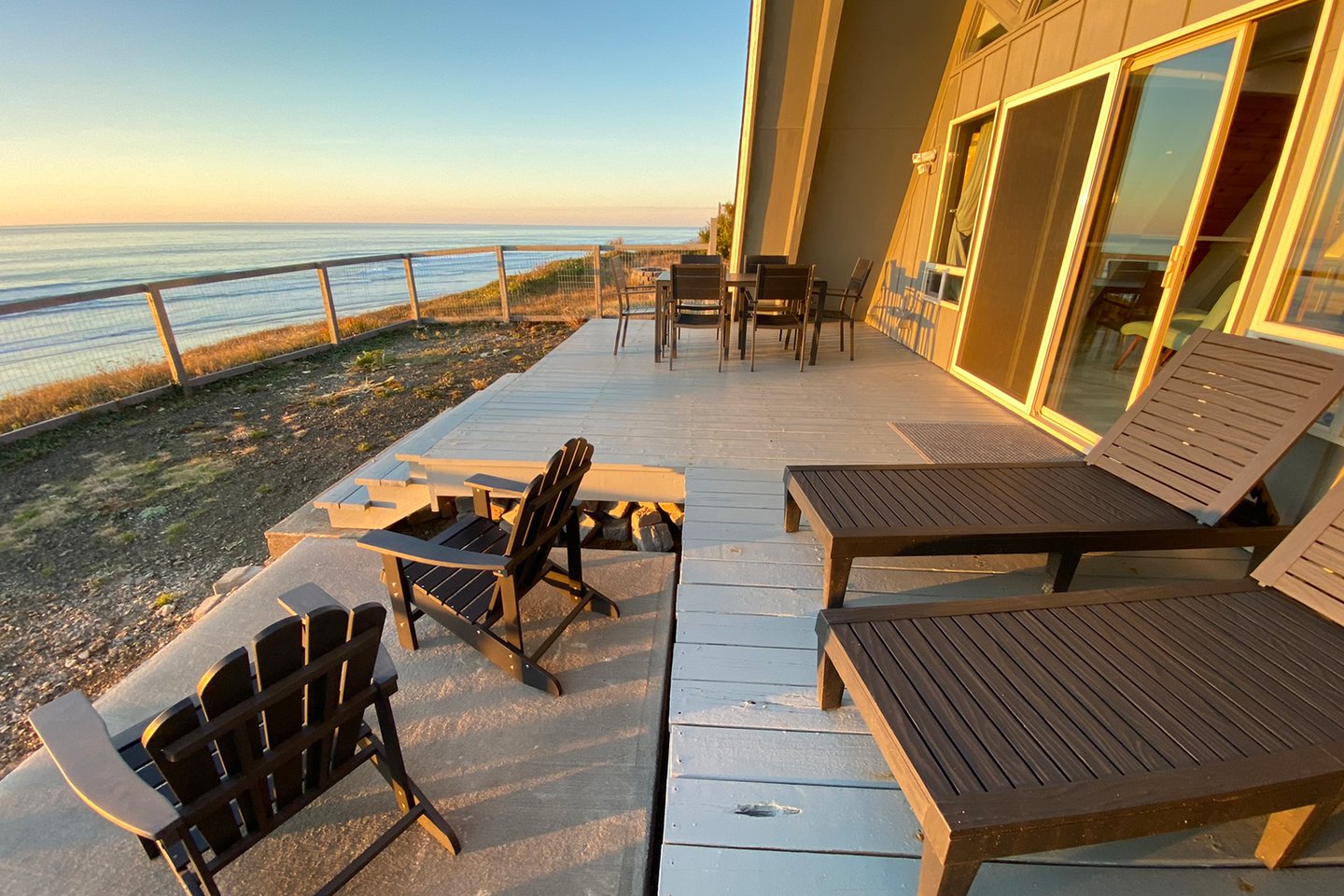 Sit and relax on the deck and watch the sun set.