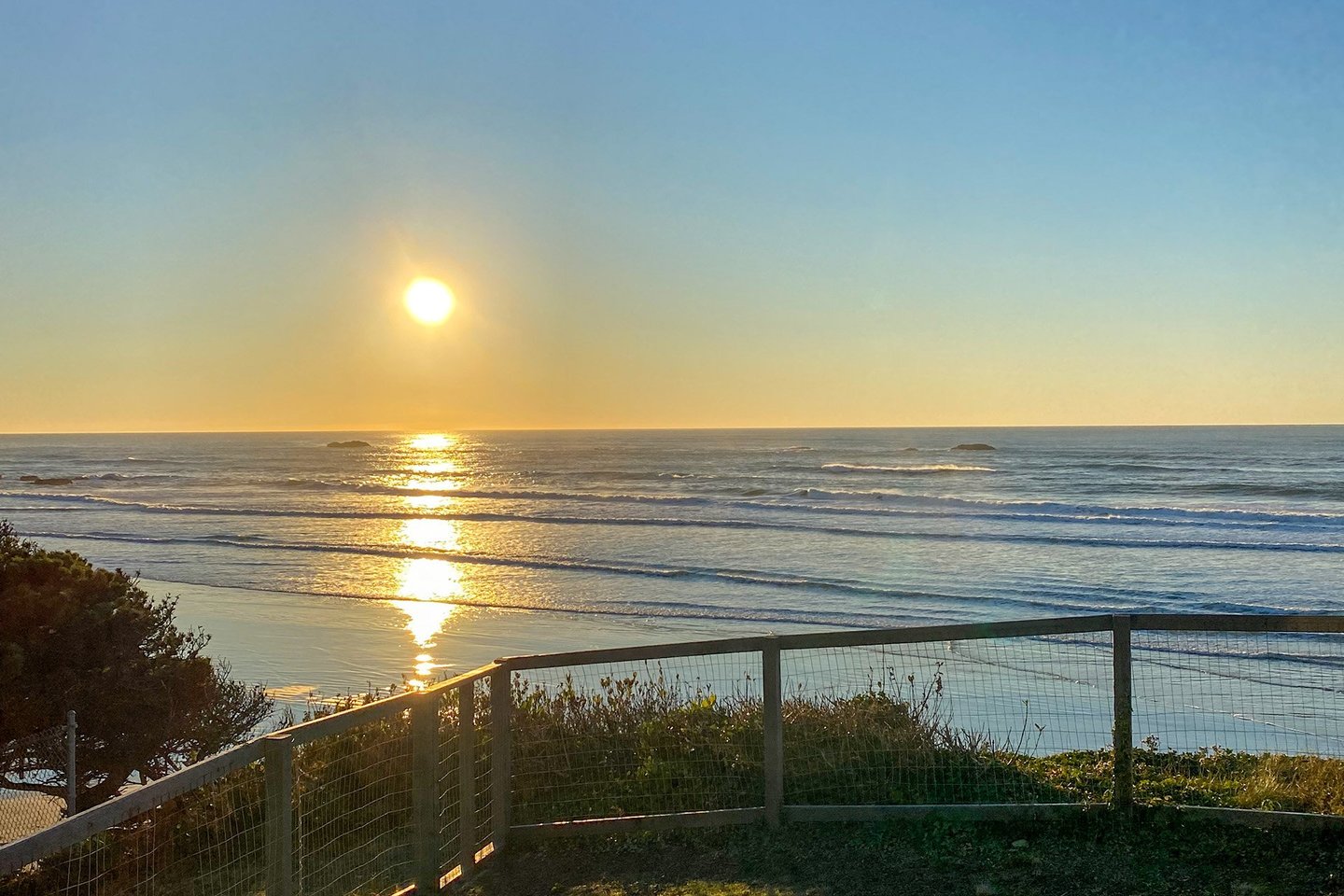 Spectacular views from the deck.