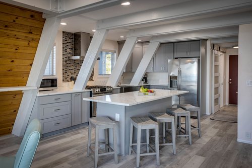 Sit and watch the cook whip up something yummy.