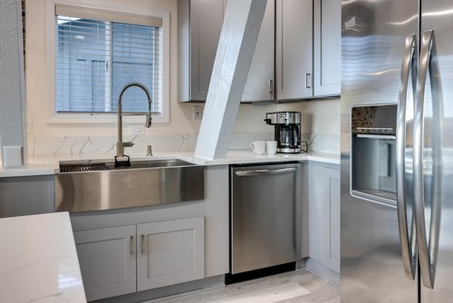 Modern well equipped kitchen