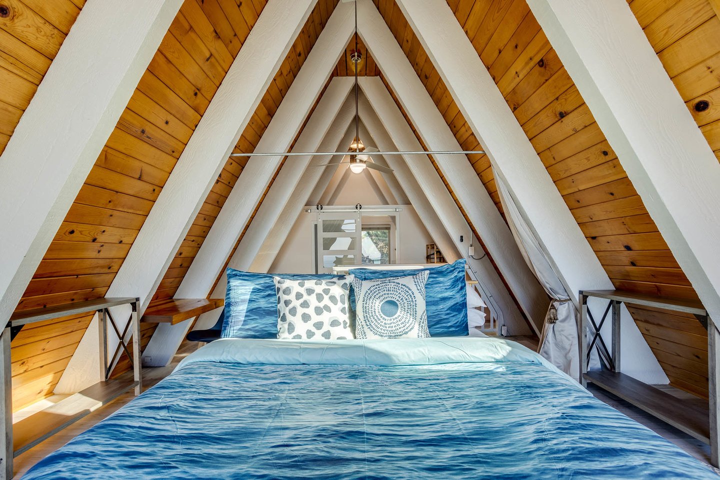 There's no place like this comfy queen bed!