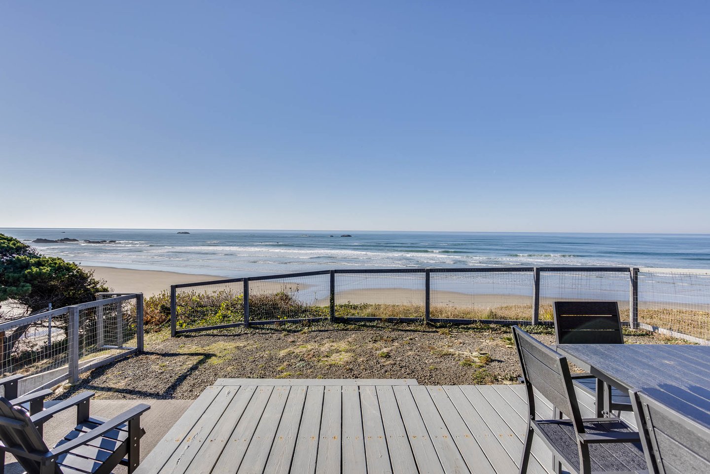 Sit and relax on the deck and enjoy the view.