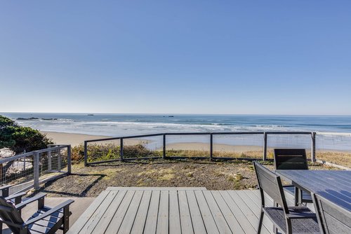 Sit and relax on the deck and enjoy the view.