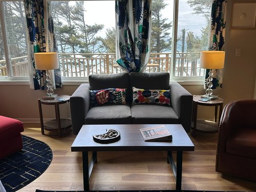 Sit back and watch the ocean or read a good book.