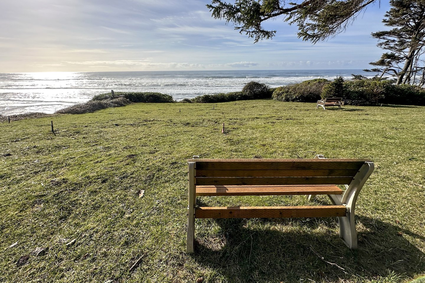 Another bench to sit and enjoy the outdoors.