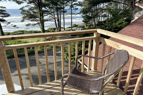 Sit on the deck and enjoy the view.