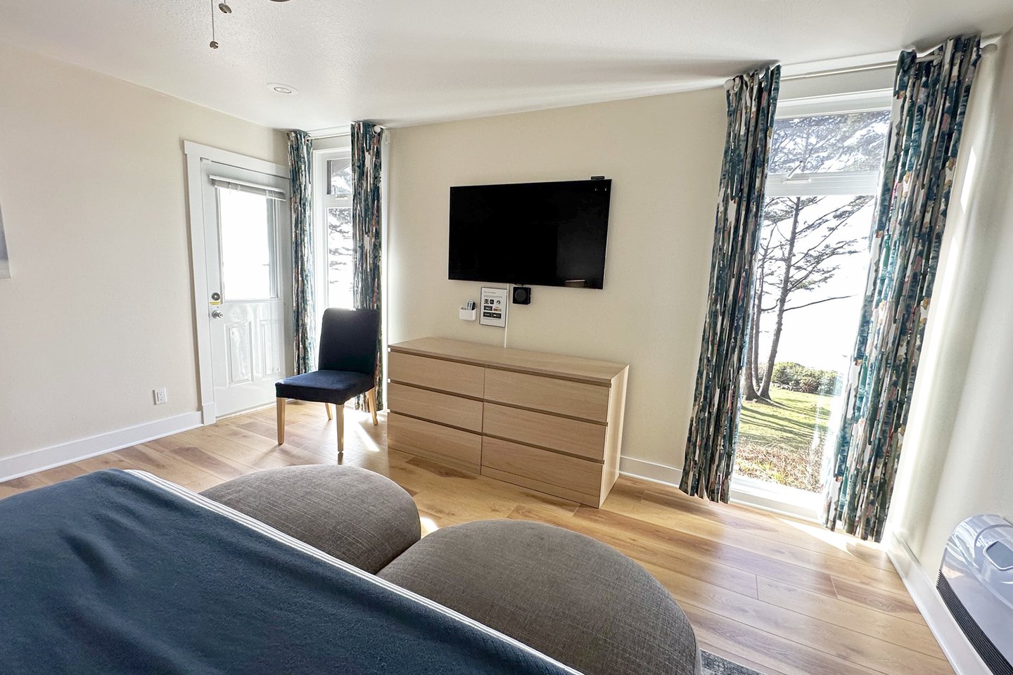 Coastal views or television from the Primary suite.
