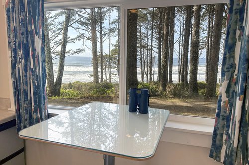 Watch for wildlife from this cozy cottage.