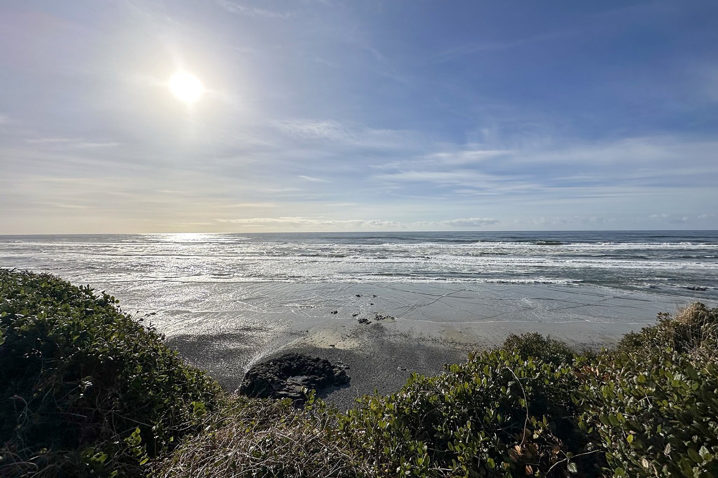 Watch the sun set into the Pacific.