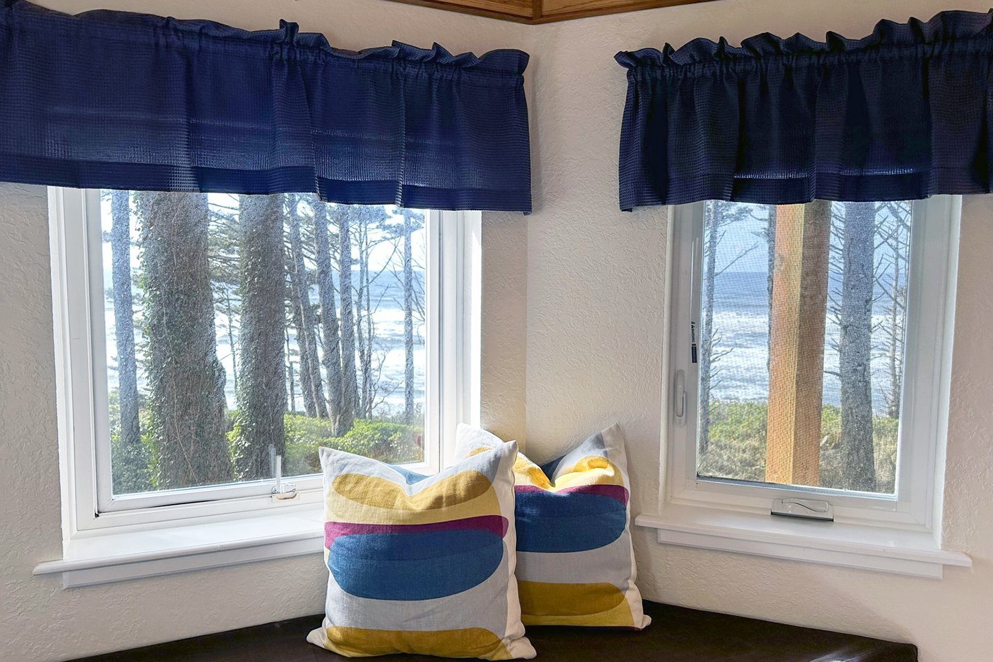 Sit in the window seat and enjoy the views