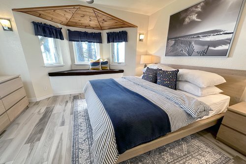 Wonderful bedroom on the first floor.