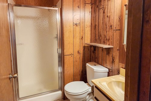 A third bath on the main floor.