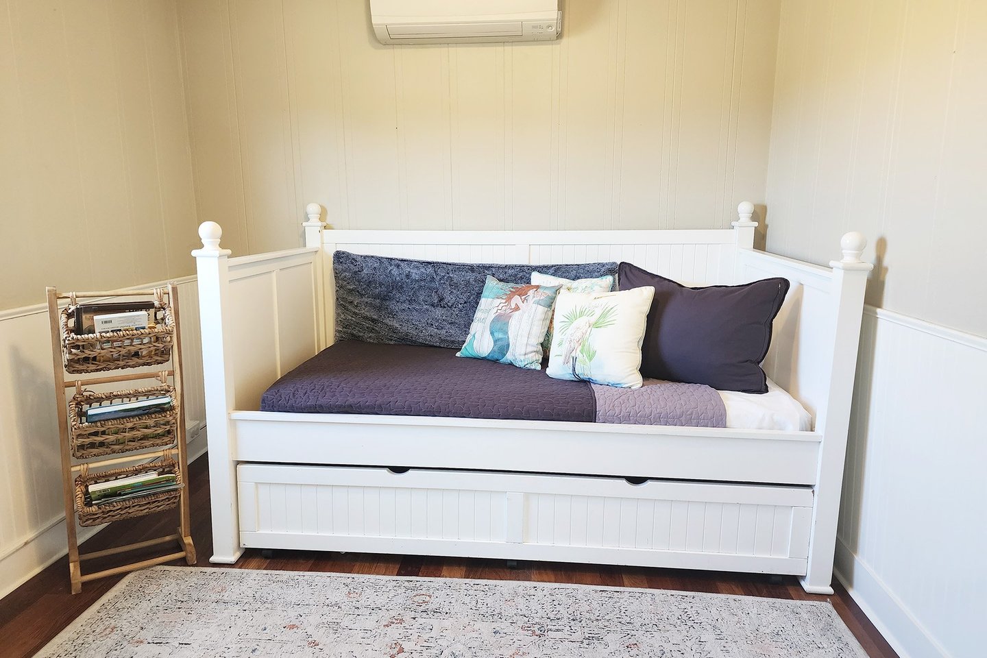 The twin trundle for added sleeping options.