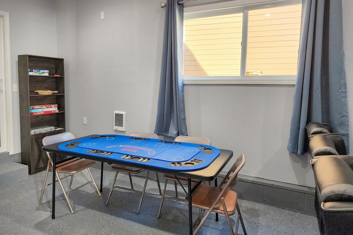 Set up your favorite game on this game table.