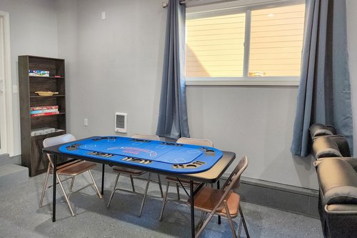 Set up your favorite game on this game table.