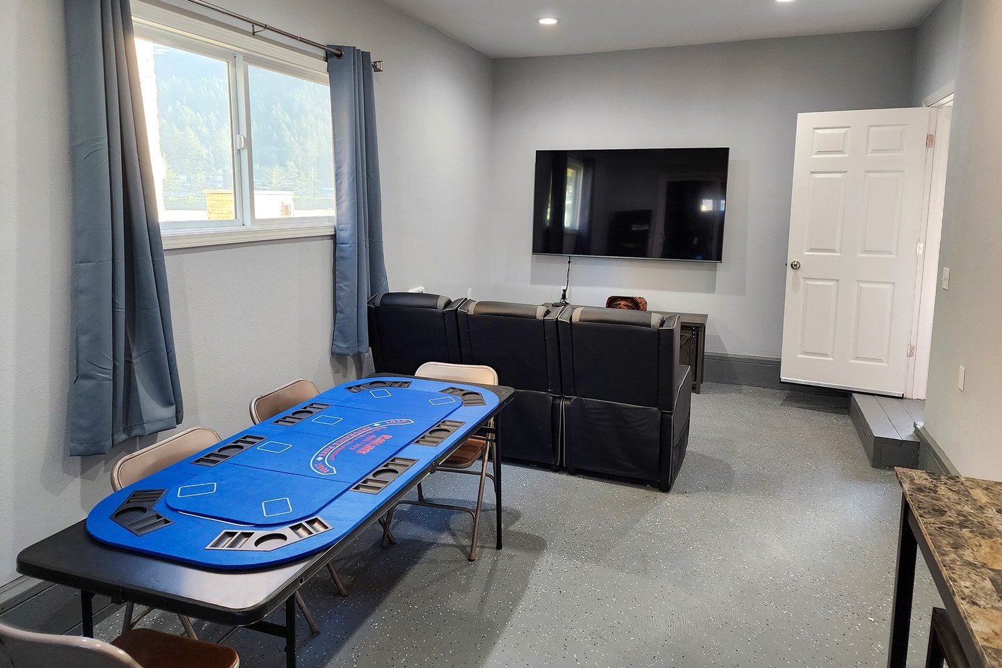 Theater/game room for evening fun!