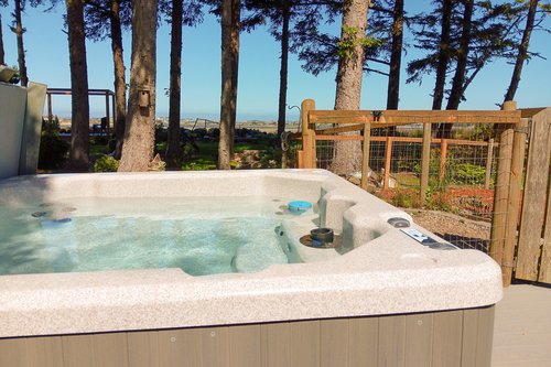 The hot tub will become your favorite destination after your daily adventures.