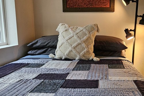 Cozy place to snuggle into after a day at the beach.