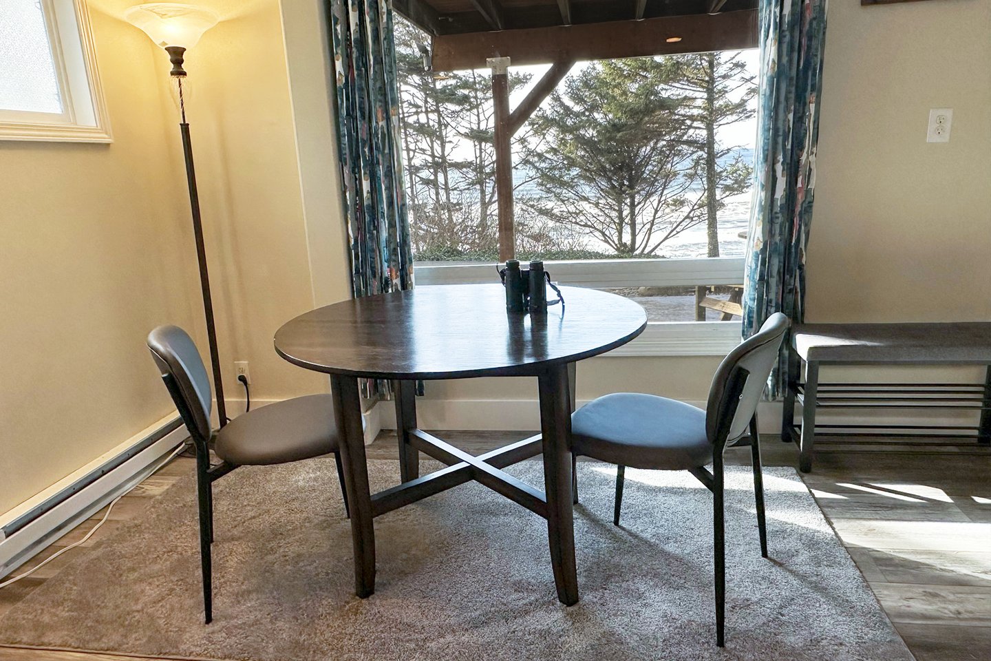 Have a great meal while enjoying the view.