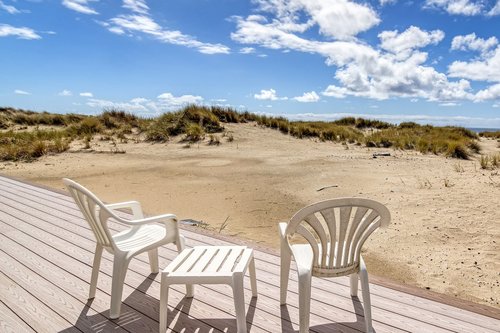 Sit and relax to the sounds of the sea.