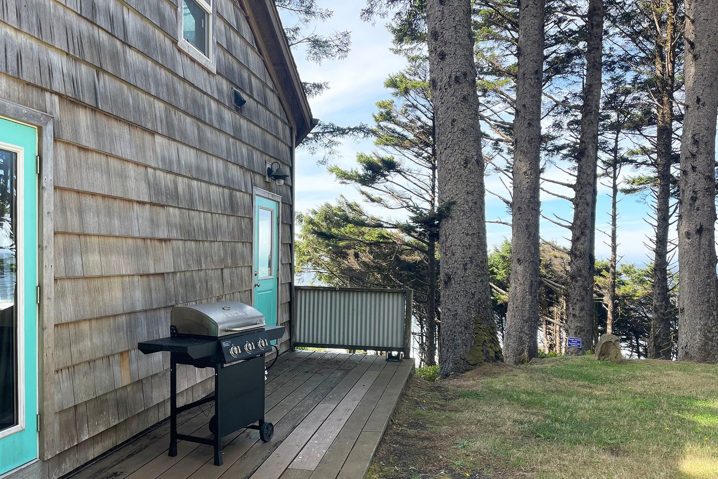 Step out and grill up your favorite meal while enjoying the large yard.