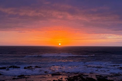 One of our fabulous sunsets captured from this ocean front house.