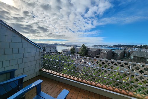 Relax on the deck with your morning coffee or evening drink.