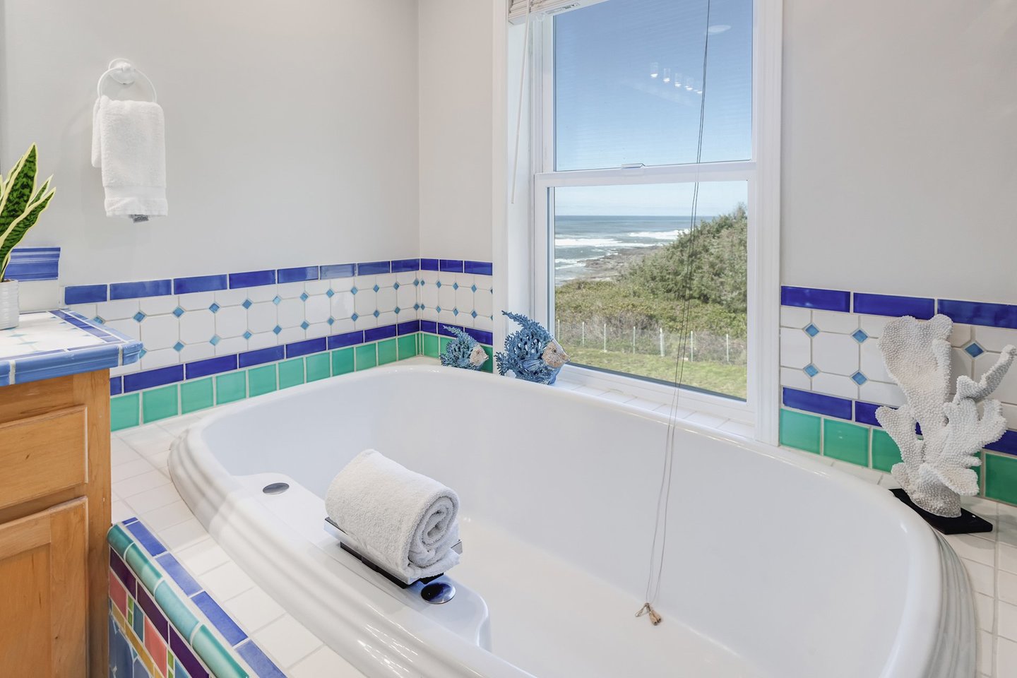 Sit and soak and watch the waves.