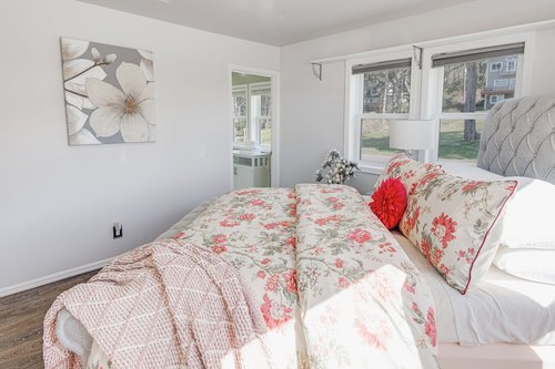 Fall into bed after a full day of enjoying the beach.