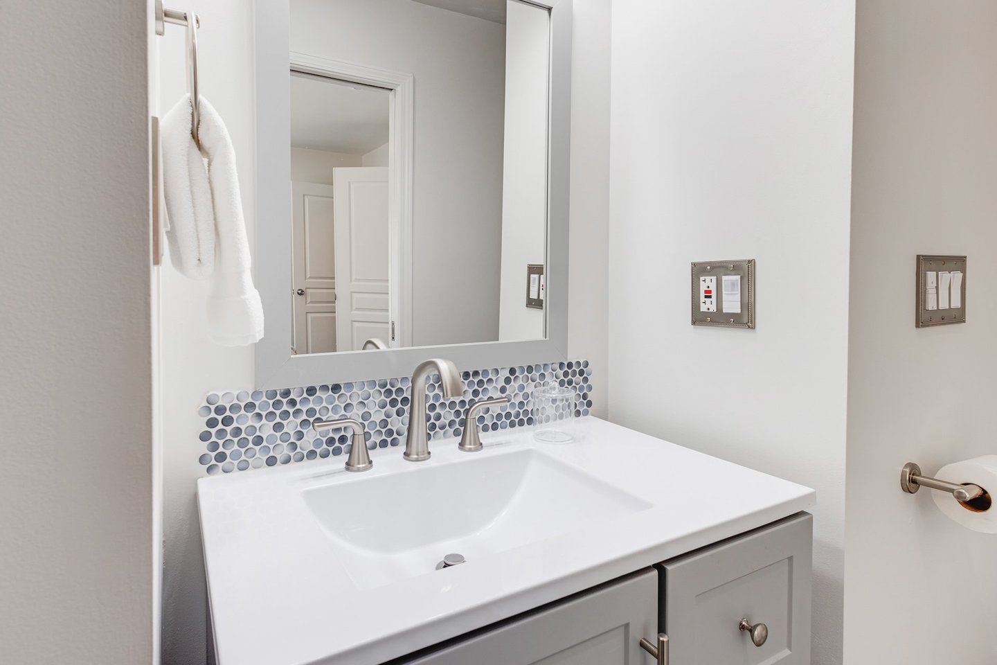 Bathroom with bedroom two.