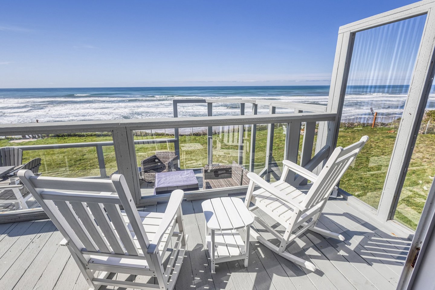 Rock away and enjoy the view.