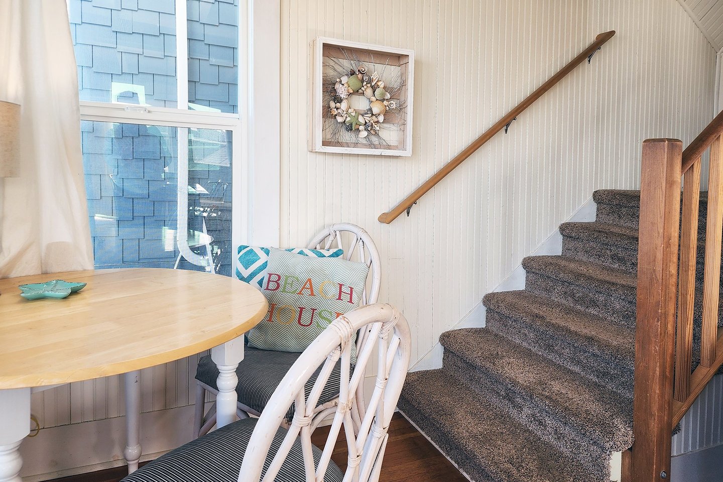 Up the stairs to two more bedrooms.