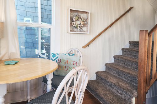 Up the stairs to two more bedrooms.