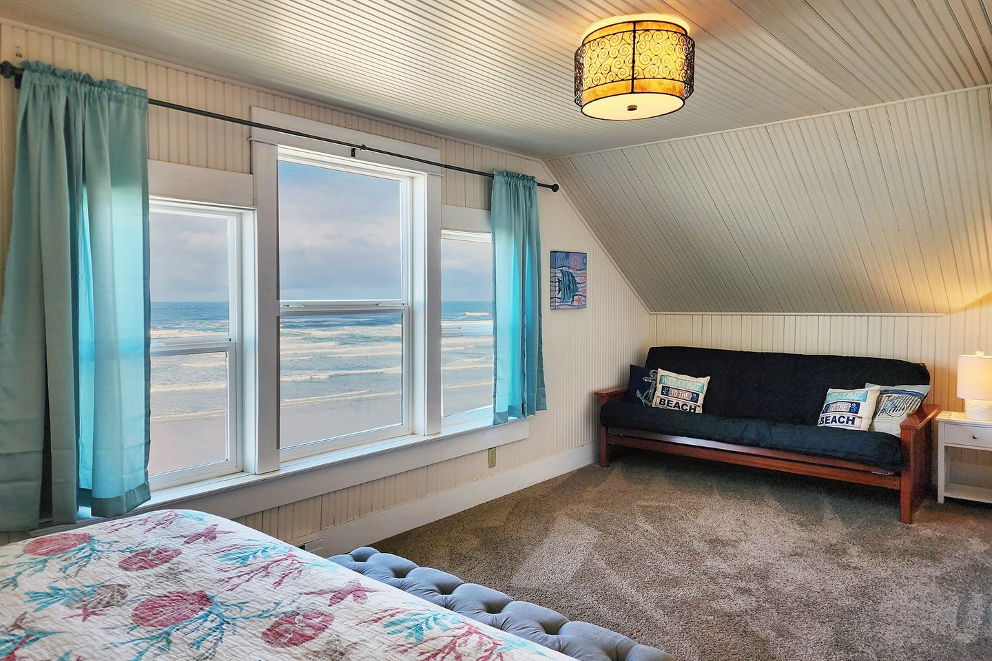 Fantastic views and a futon in the bedroom in case you need it!