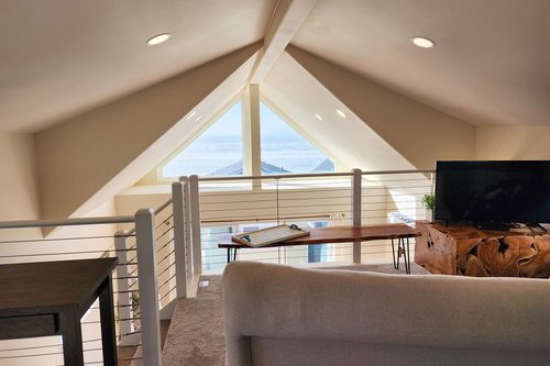 Ocean views from the loft.