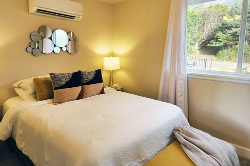 Cozy bedroom on the main floor.