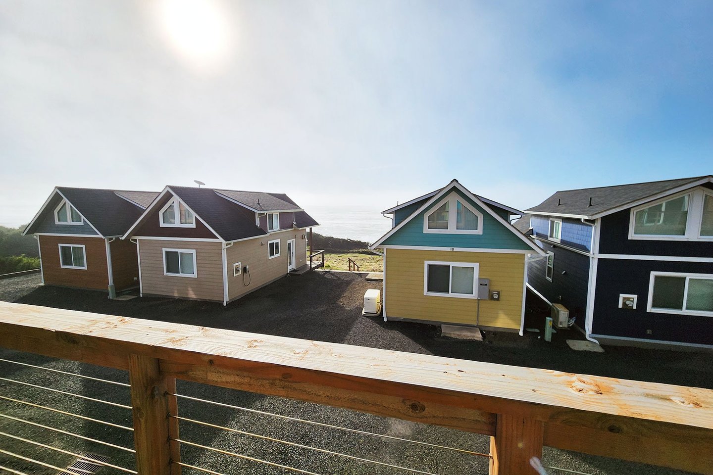 Sit on the deck and enjoy the fresh sea air.
