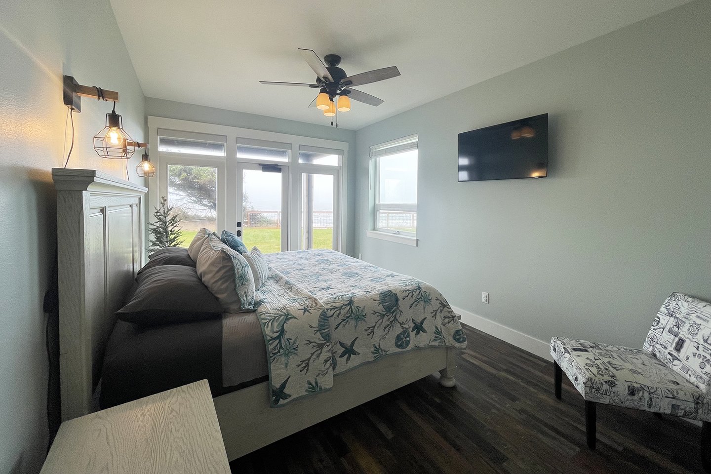 Watch your favorite television show in the comfort of bed!