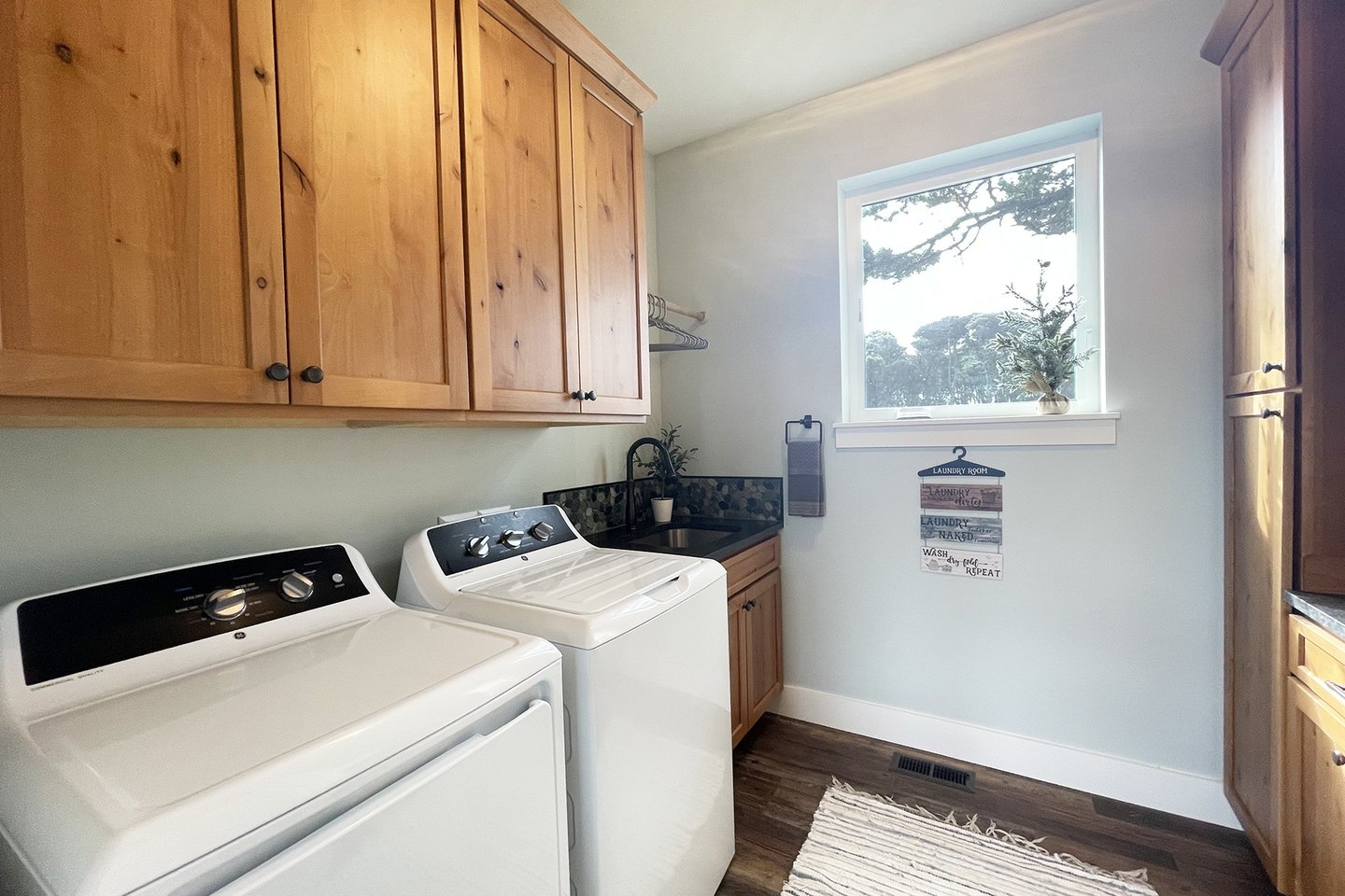 Laundry is available for your convenience.