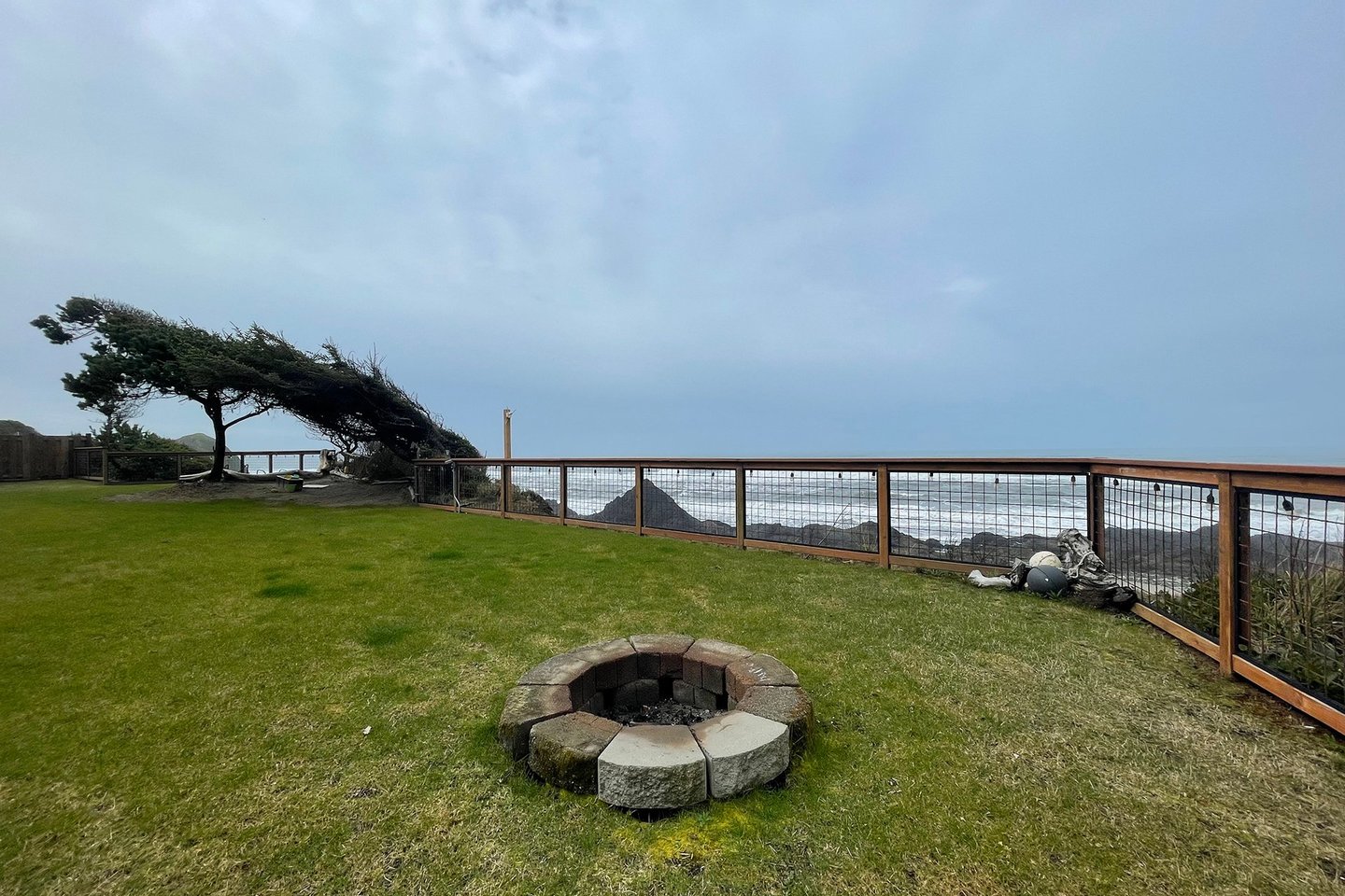 Gather around the fire pit and roast some marshmallows.