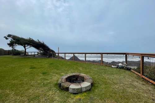 Gather around the fire pit and roast some marshmallows.