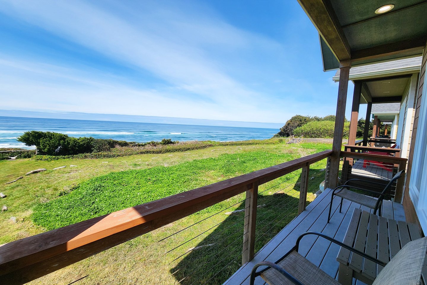 Oceanfront views.