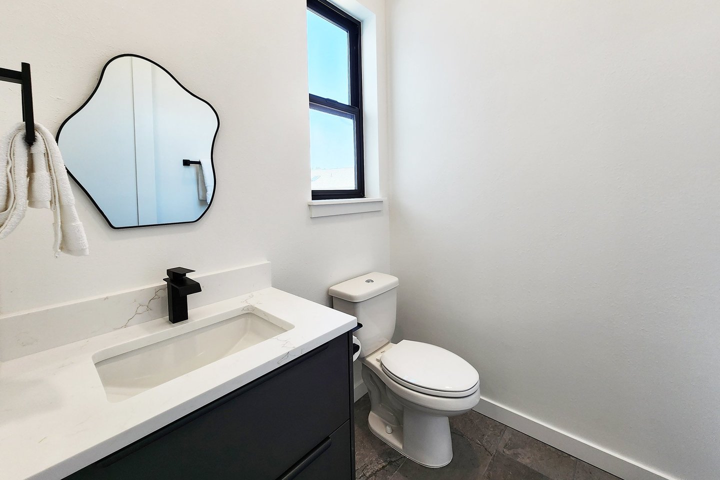 Half bath on the second floor.
