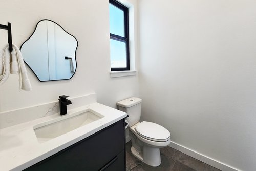 Half bath on the second floor.