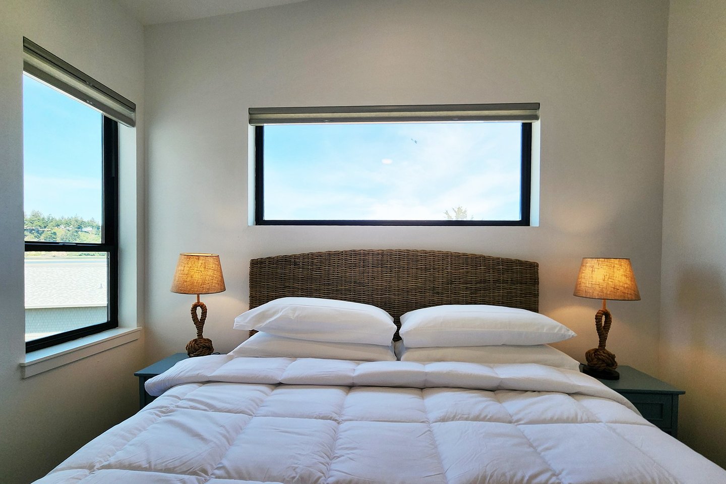 Relax in the king bed.