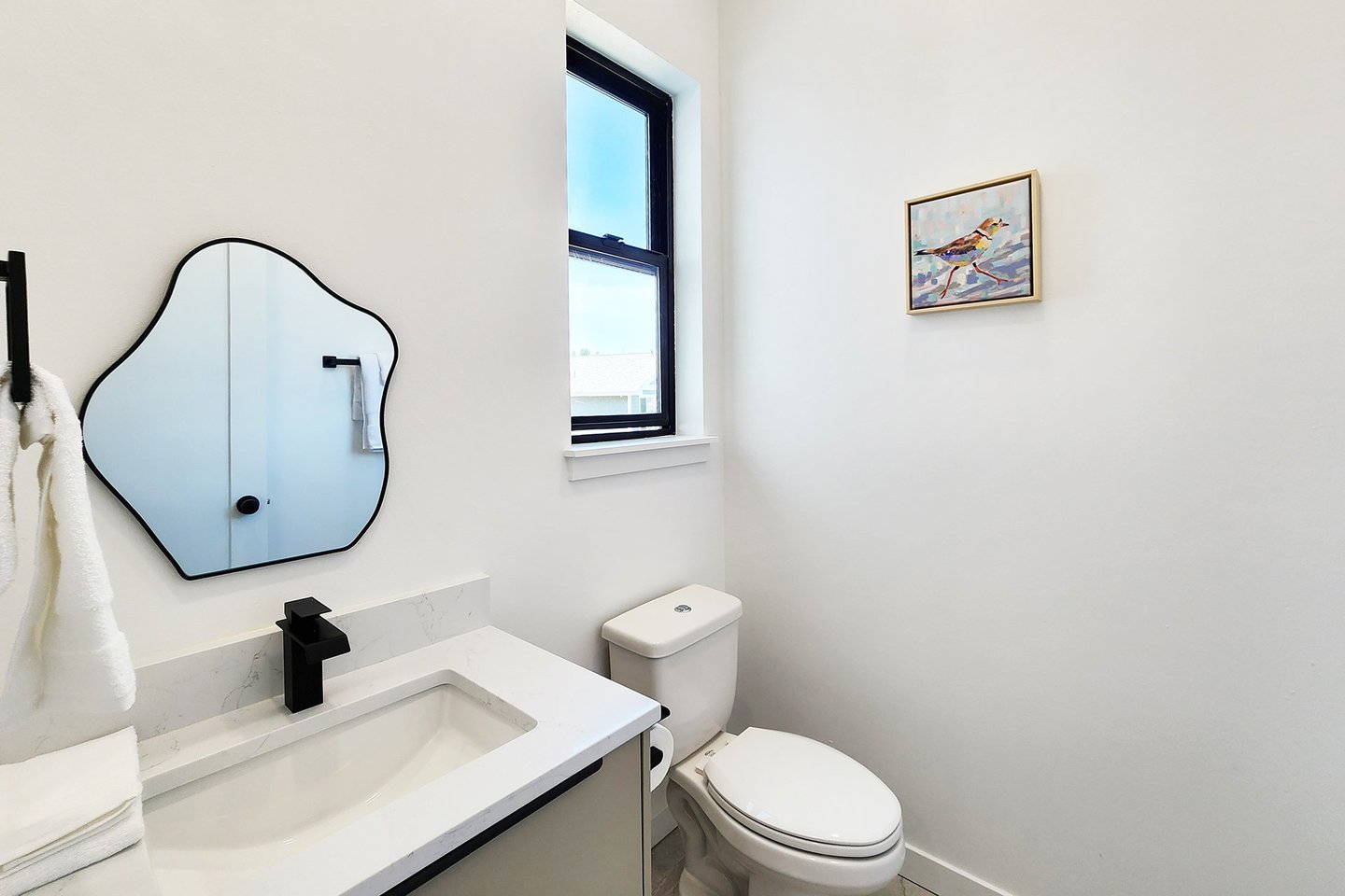 Half bath on the second floor.