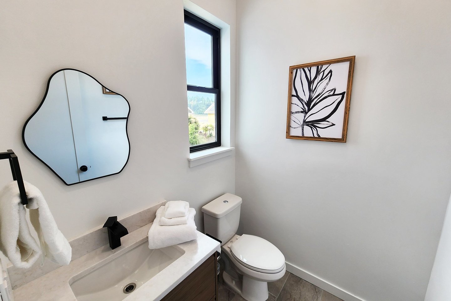 Half bath on the second floor.