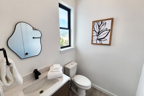 Half bath on the second floor.