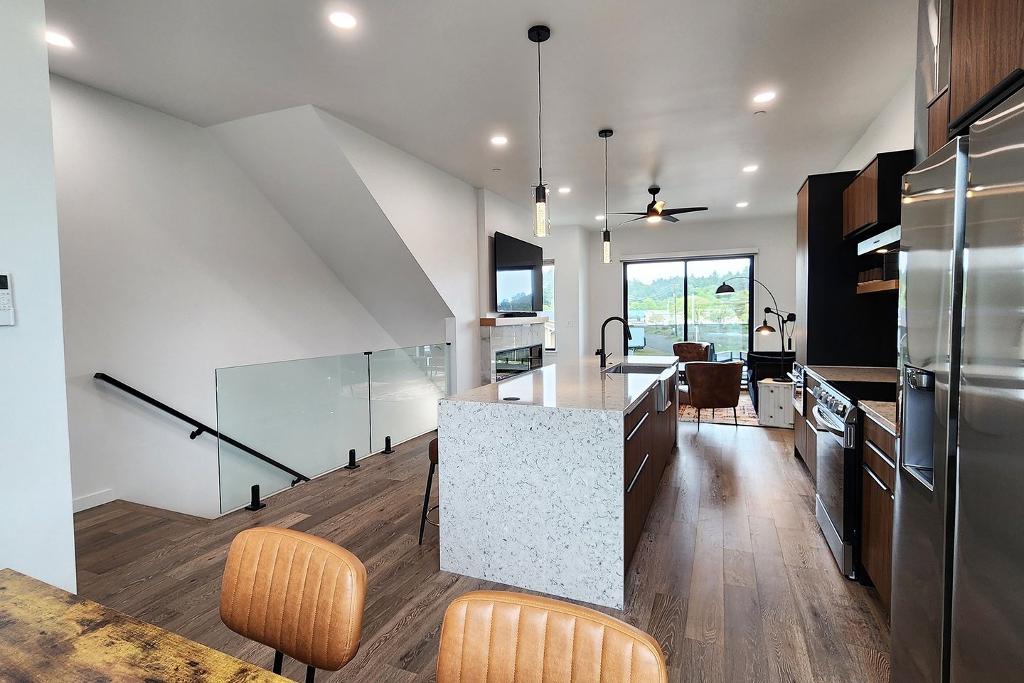 Open concept on the second floor.